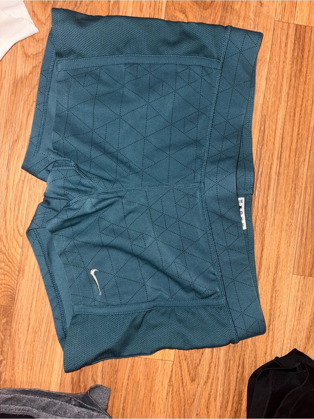 Nike Women's Athletic Shorts Pack - Black, Gray, Teal - Picture 4 of 11